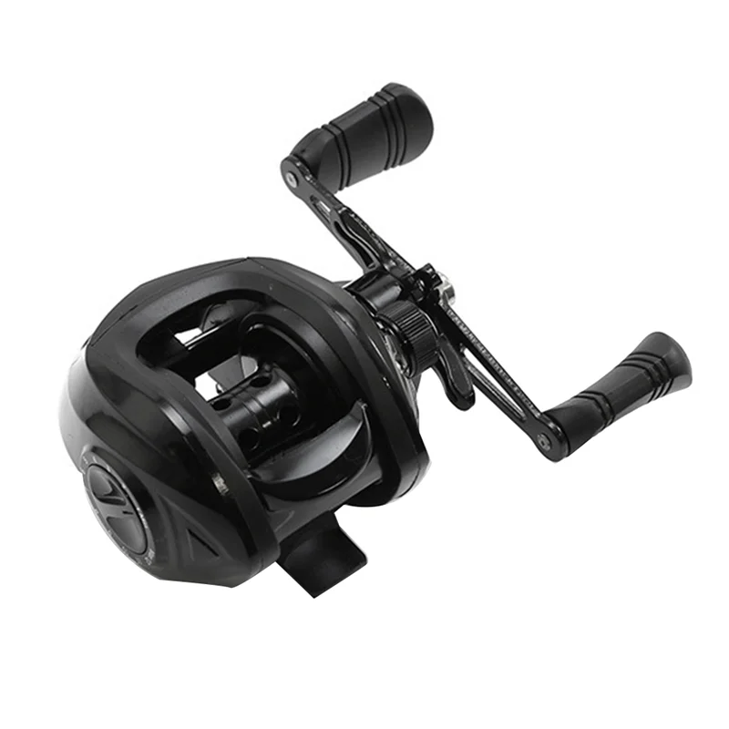 Water Drop Wheel Fishing Baitcasting Reel 18+1 Shaft 7.2:1 High Gear Metal Line Cup Sea Jig Wheel Right Hand