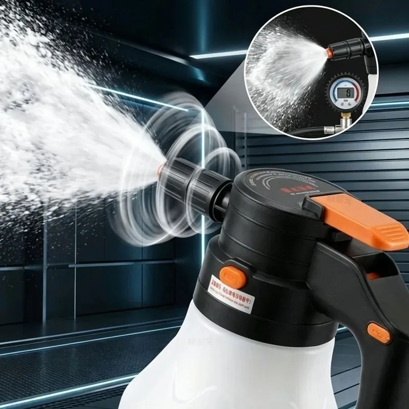 Rechargeable PA Handheld Sprinkler Atomizing Watering Can for Garden Plants 1.5L Electric Car Wash Foam Sprayer Water Sprayer