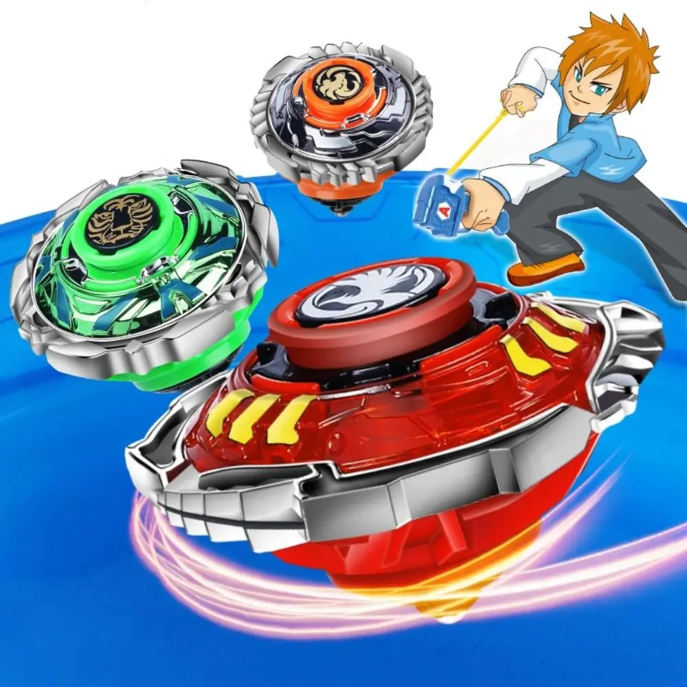 Gyro Accessories Split Transforming Spinning Top Metal Alloy With Launcher Rotating Gyro Interactive 2 In1 Battle Gyro Kids Toy