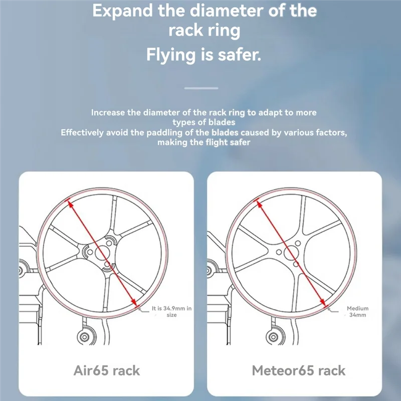 

【BRAND NEW】For Air 65 FPV Drone Frame FPV Racing RC Drone Quadcopter Frame Racing RC Drone Quadcopter Frame