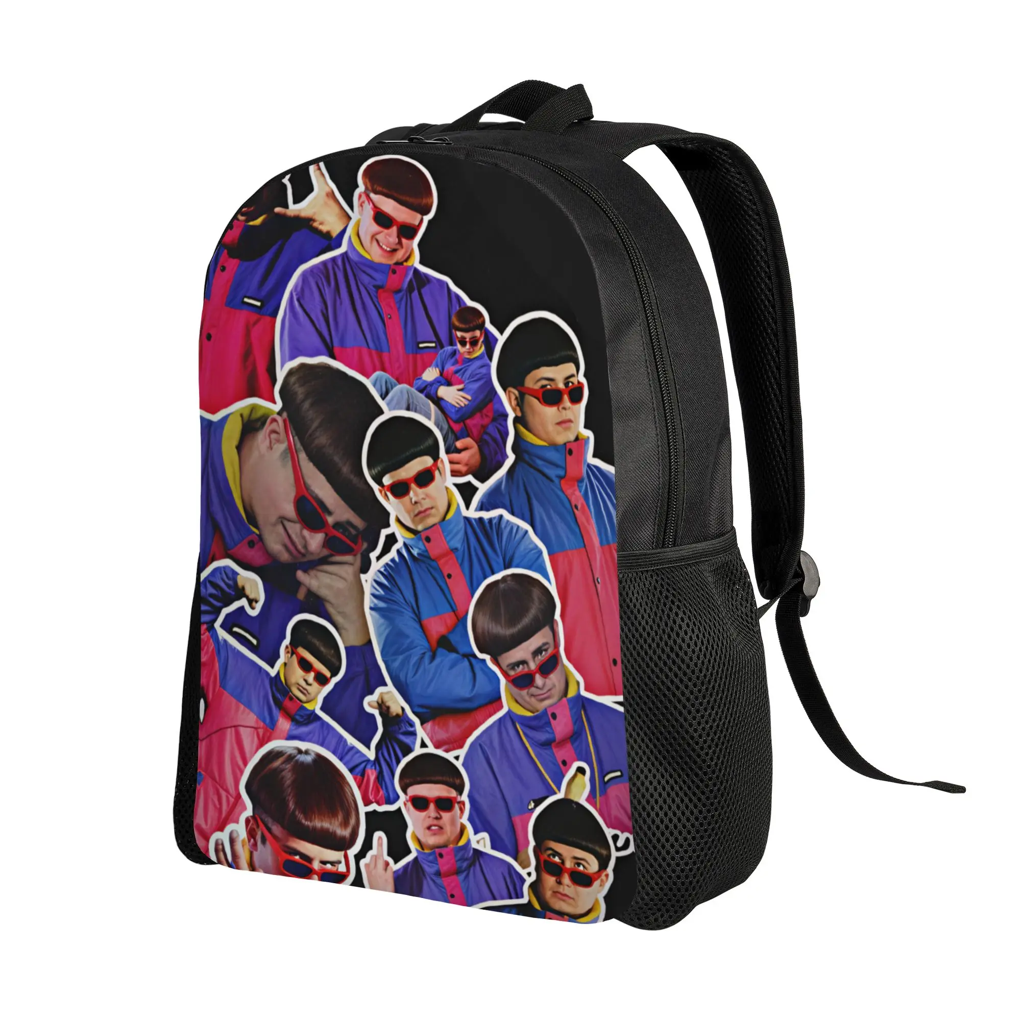 Oliver Tree Sticker Pack Collage Backpack Female  Print Backpacks Polyester Casual School Bags Travel Custom Rucksack