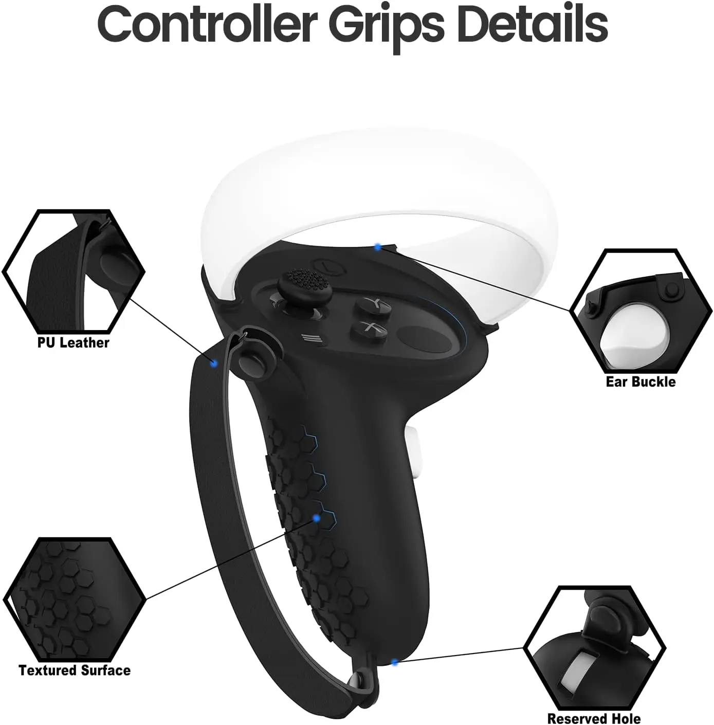 Silicone Protective Cover Shell Case For Oculus Quest 2 VR Headset Head Face Cover Eye Pad Handle Grip Button Cap VR Accessories