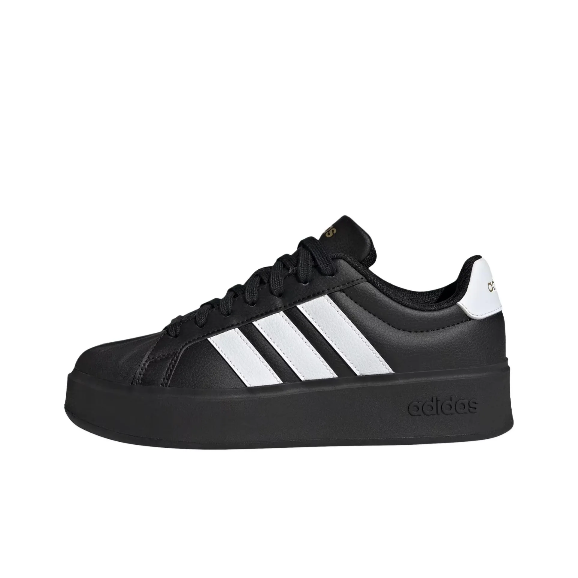 Adidas STREETTALK Synthetic Leather Skateboard Shoes Women's Black KJ3855