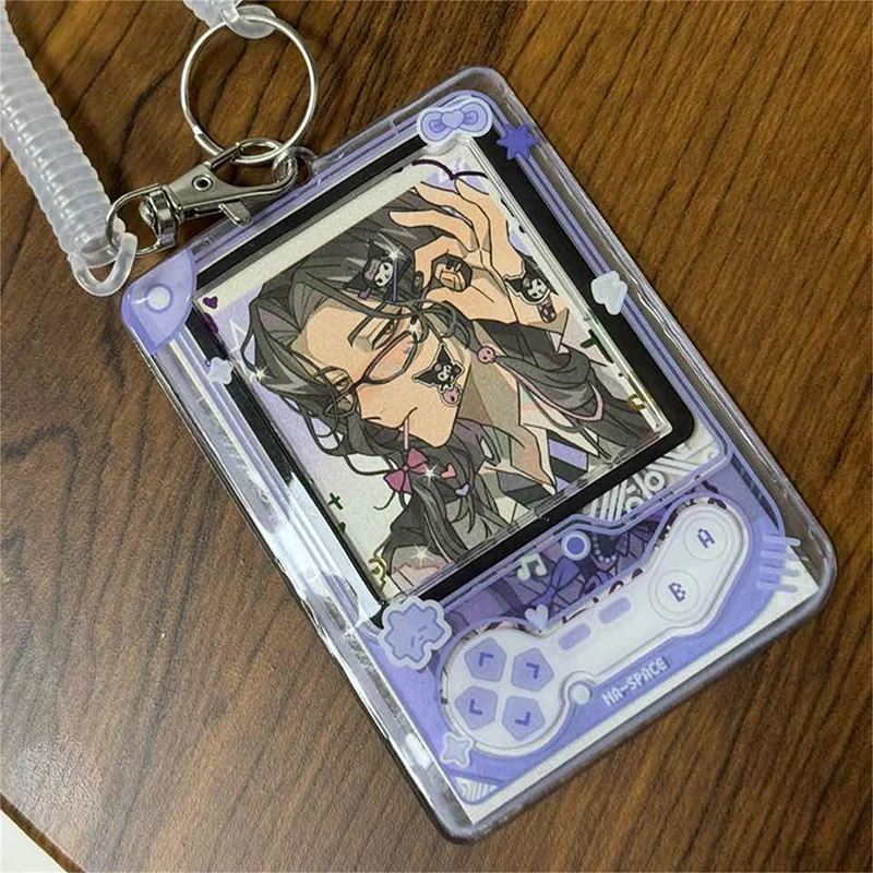Transparent Photocard Holder Card Storage Book Kpop Idol Picture Protective Cover Credit ID Bank Card Display Holder Pendant
