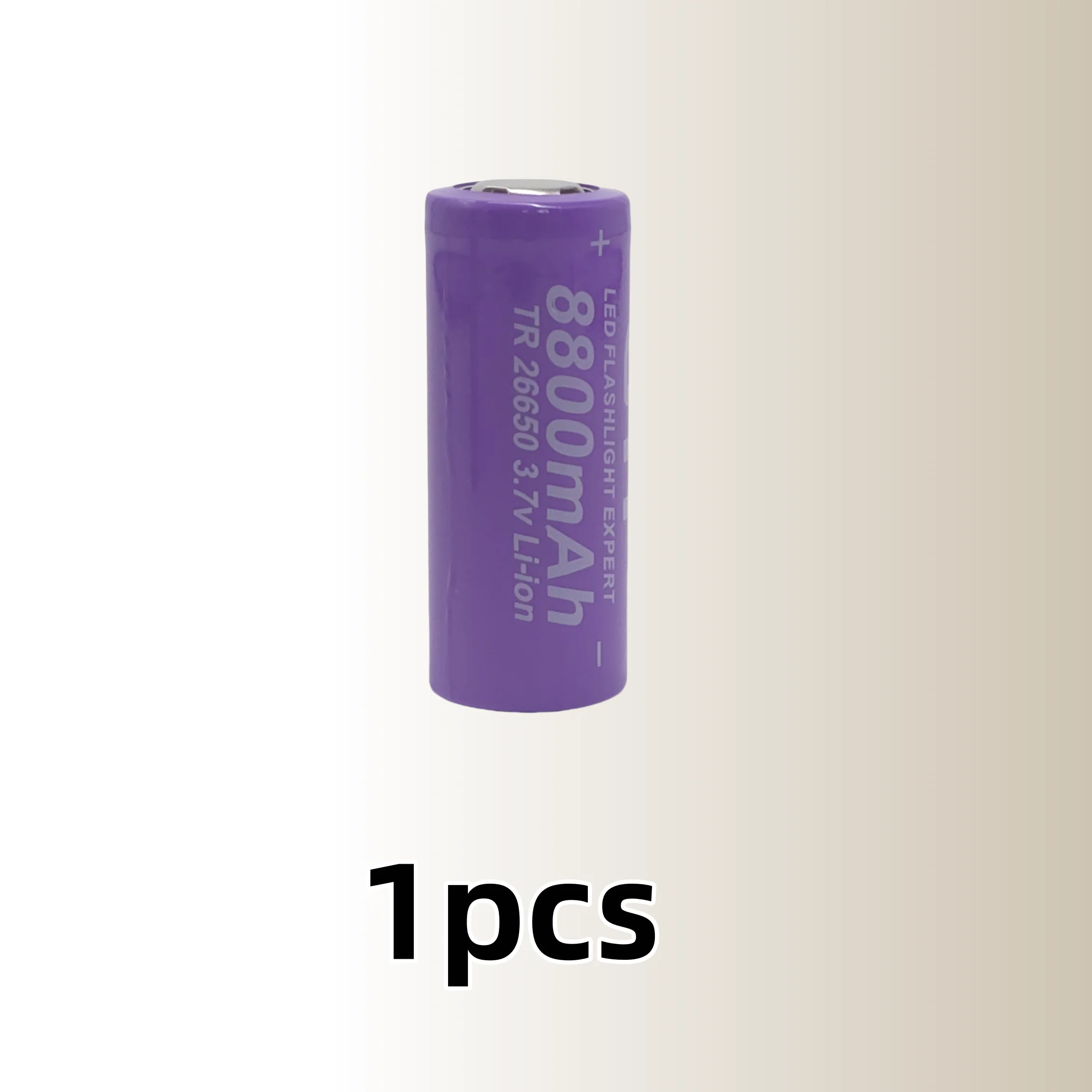 Batteria agli ioni di litio 8800 mAh 26650 3,7 V – La cella di alimentazione supporta scarica ad alta velocità, compatibile con apparecchiature/drone di illuminazione a LED