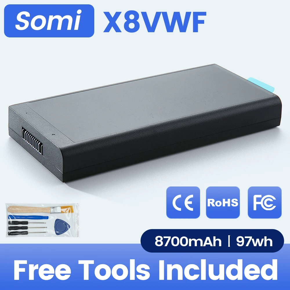 X8VWF 4XKN5 Replacement Battery 05XT3V DKNKD for Dell Latitude 14 Rugged 5404 5414 E5404 Extreme 7404 7414 E7404 Series VCWGN