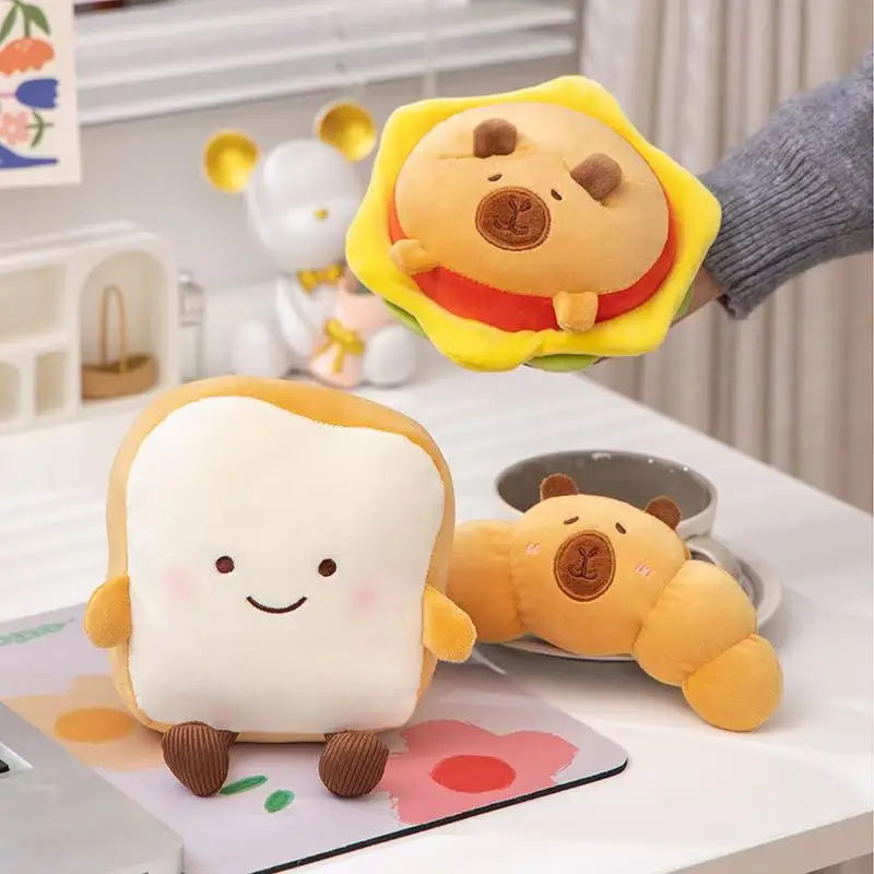 

15cm simulation new bread series stuffed plush toy cartoon anime cute pillow pillow for children's birthday gift fun doll