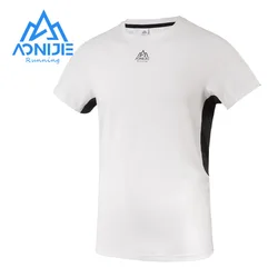 AONIJIE FM5157 t-shirt sportiva da uomo ad asciugatura rapida t-shirt da corsa traspiranti manica corta estiva per palestra quotidiana Fitness