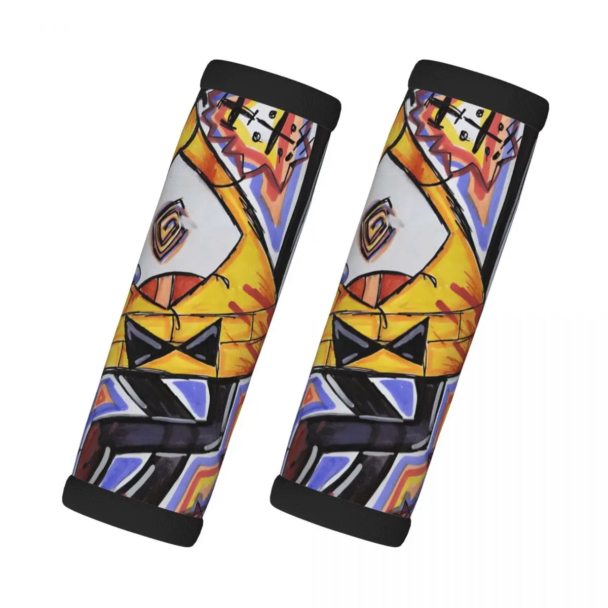 

Custom Funny Anime Gravity Falls 2 Pcs Luggage Handle Wrap For Door Handle Suitcases Travel Accessories