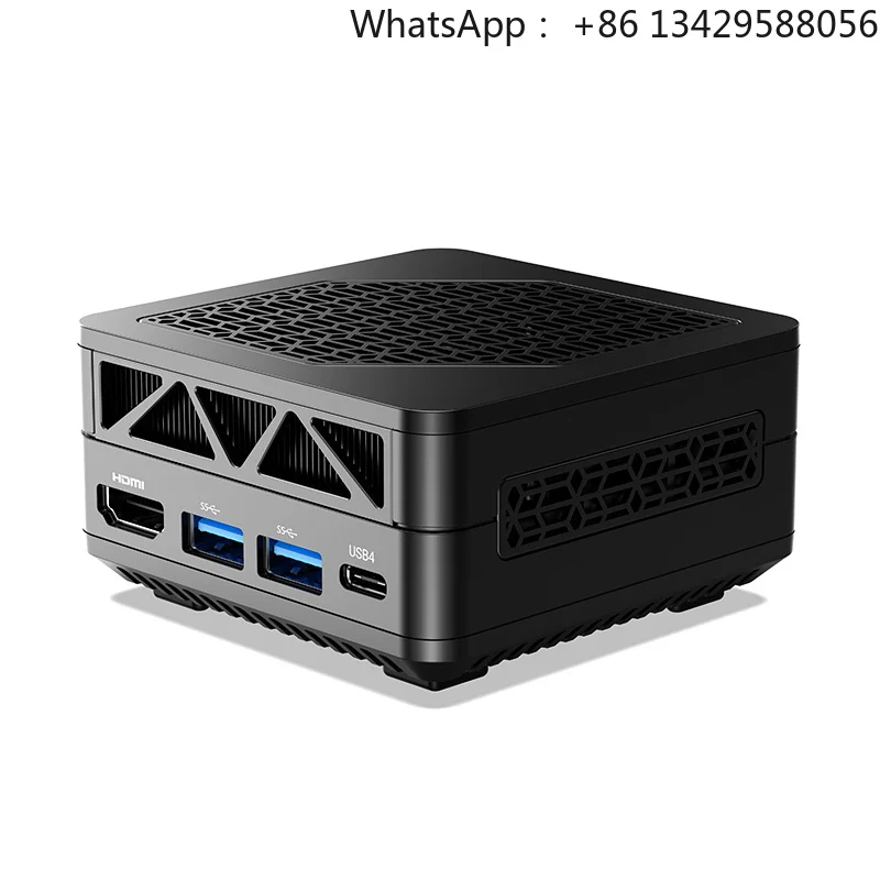High Quality 8cm N100 Mini PC AMD R7 7840U Octa Core Mini Gaming PC RX780M GPU Portable DDR5 Mini PC
