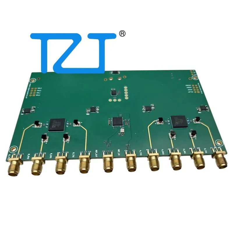 TZT 2 قطعة HAMGEEK FMCOMMS5 70 ميجا هرتز-6 جيجا هرتز AD9361 لوحات SDR برنامج محدد راديو 4TX 4RX ث/واجهة LVDS