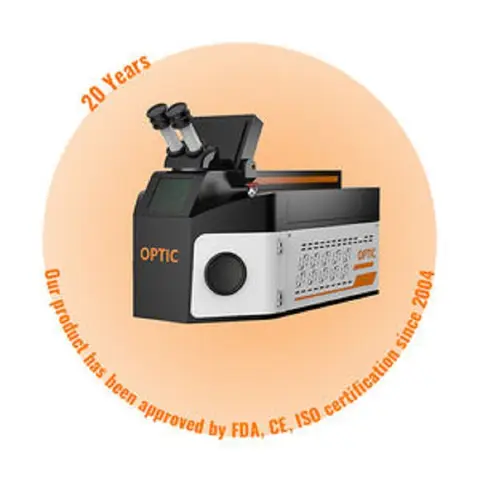 MAXWAVE 200W QCW 보석 레이저 파이버 용접기 200W 100J 터치스크린 스팟 용접기 CCD 제어 내장 공랭식