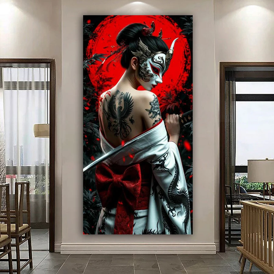 

Новая коллекция: Японский самурай. Картина большого размера. Алмазная вышивка DIY. Мозаичный набор для вышивания. Декор для стен.