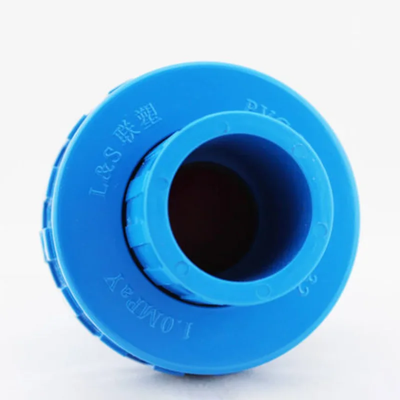 PVC One Way Non Return Check Valve Pipe Fitting Coupler Adapter Water Connector for Garden Irrigation 1 Pcs