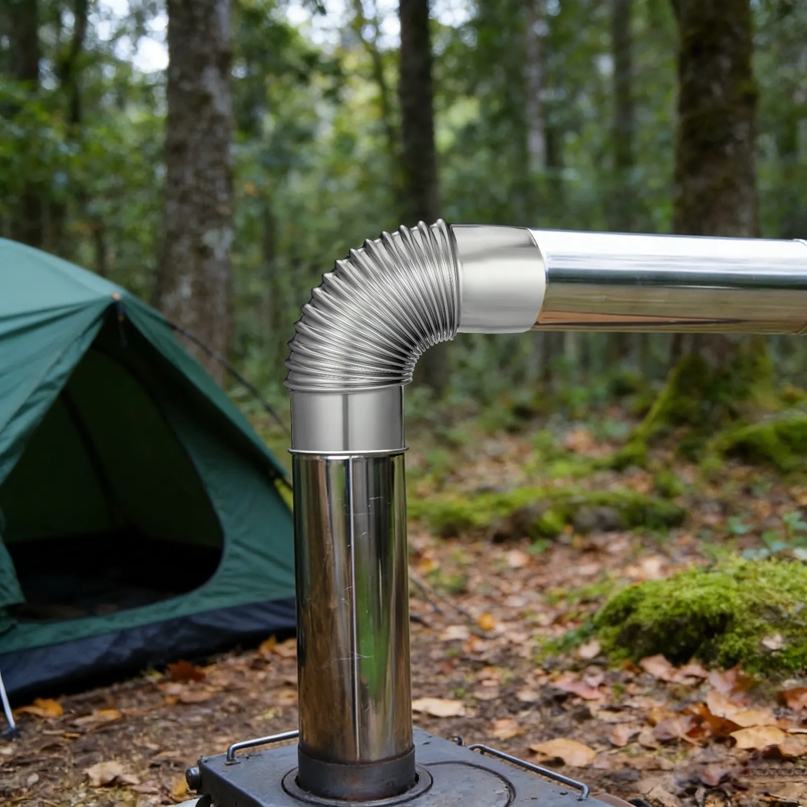 

Металлический коленчатый патрубок из нержавеющей стали на 90 градусов для дымохода уличной дровяной печи, удлинитель для вентиляционного отверстия