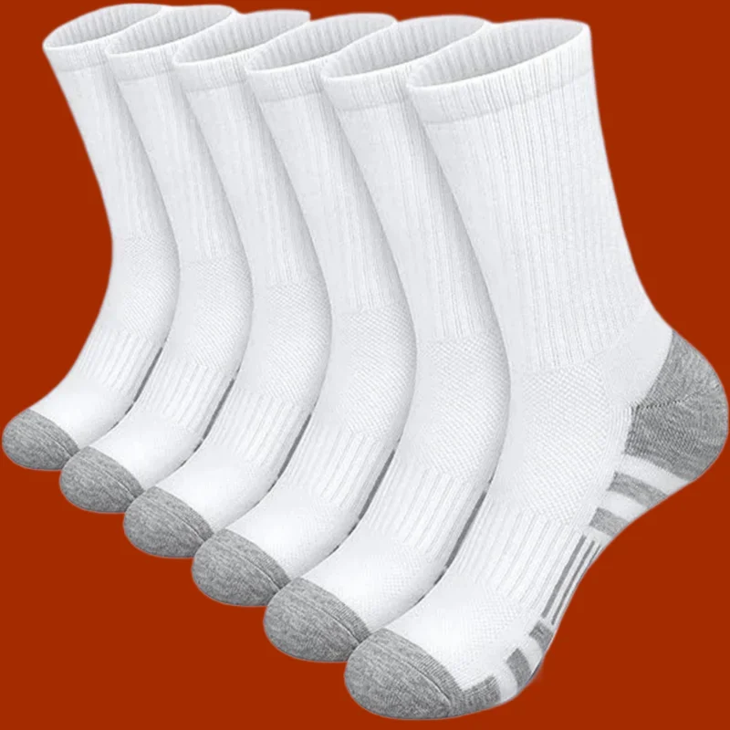 

6/12 Pairs Basketball Socks Comfortable Breathable Spring and Summer Mid-Length Socks Factory Direct Sales 2024 New Sports Socks