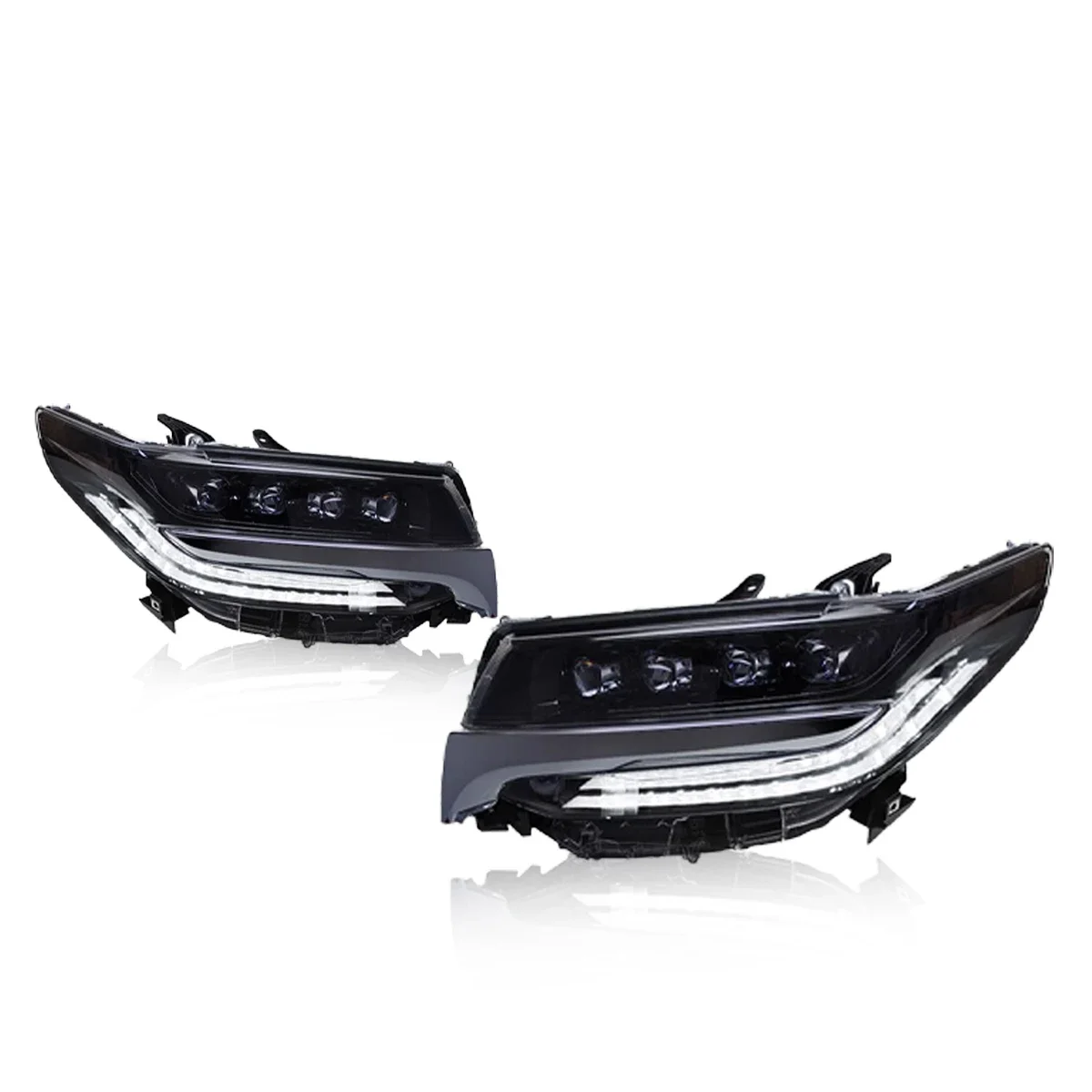 TYPY New LED Headlight Upgrade Modified Full Head Lamp For Toyota Alphard 4 led 2018-2021 Turn Signals Daytime Running Lights