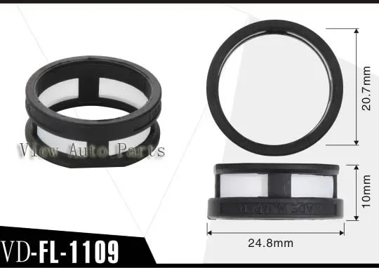 200 مجموعة لنيسان OEM 16600-1P102 مجموعات إصلاح وخدمة الحاقن بما في ذلك مرشح Viton O-خواتم الأجزاء البلاستيكية VD-RK-0038 #3