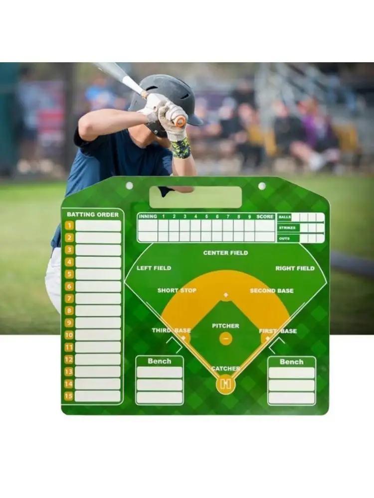 

Baseball Coaching Board Double Sided Baseball Lineups Board Dry Erases Baseball Clipboard Coaching Accessories Enduring