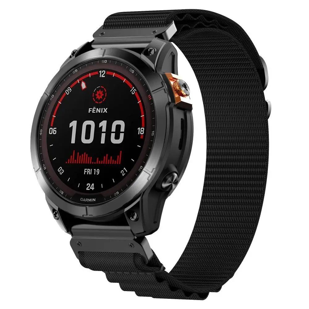 Flexível Nylon Smart Watch Band, Loop Strap Substituição, Pulseira Inteligente, Pulseira para Garmin Fenix 7, 5X, 6X7X