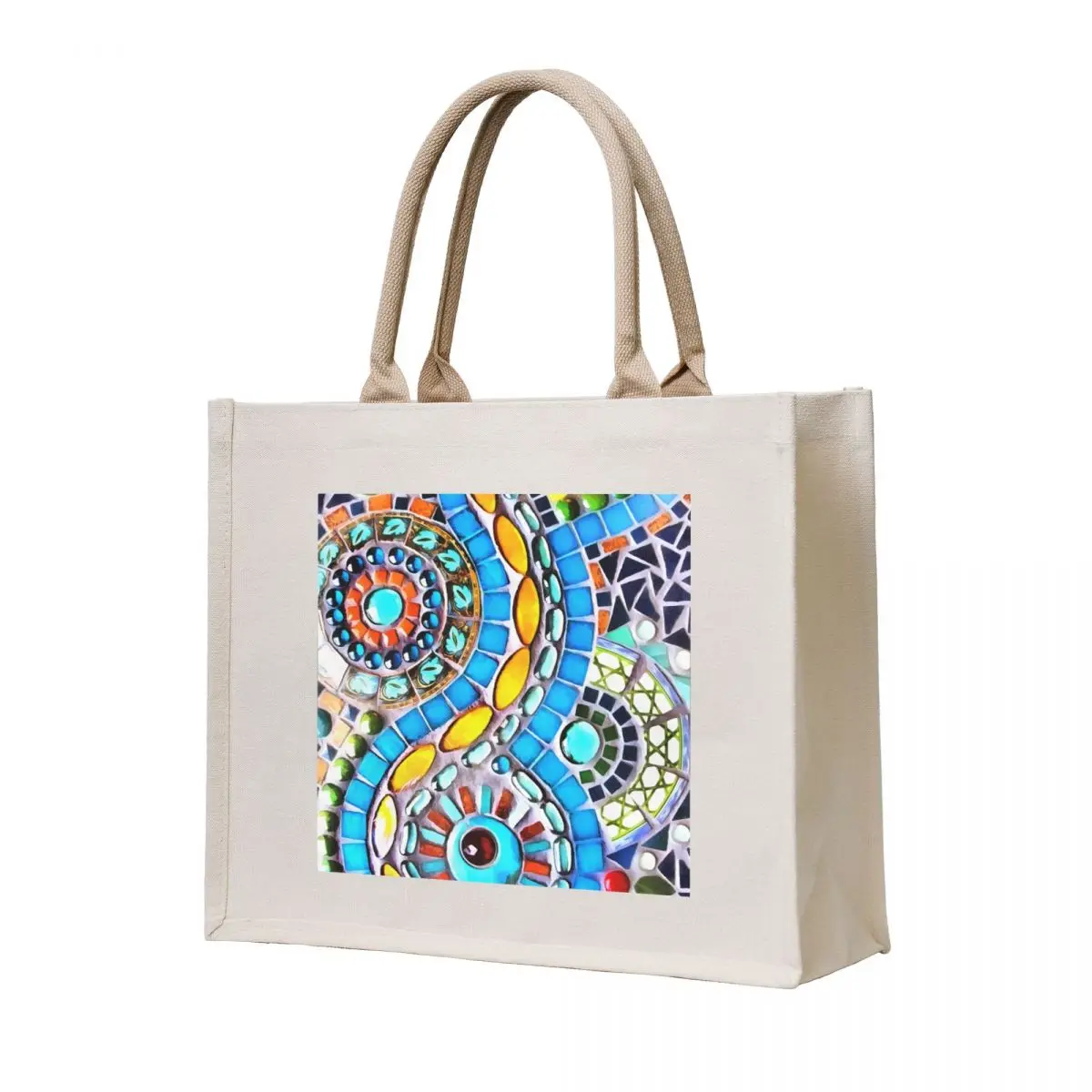 

Gaudi Barselona mosaic Tote Bag tote bag custom shopper bag woman Custom