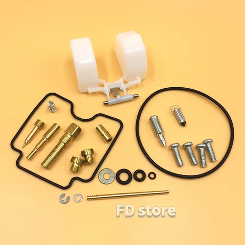 Kit de reparación de carburador para Yamaha Raptor 350, pieza de aguja de válvula de pasador flotador, YFM350R, 2004-2013