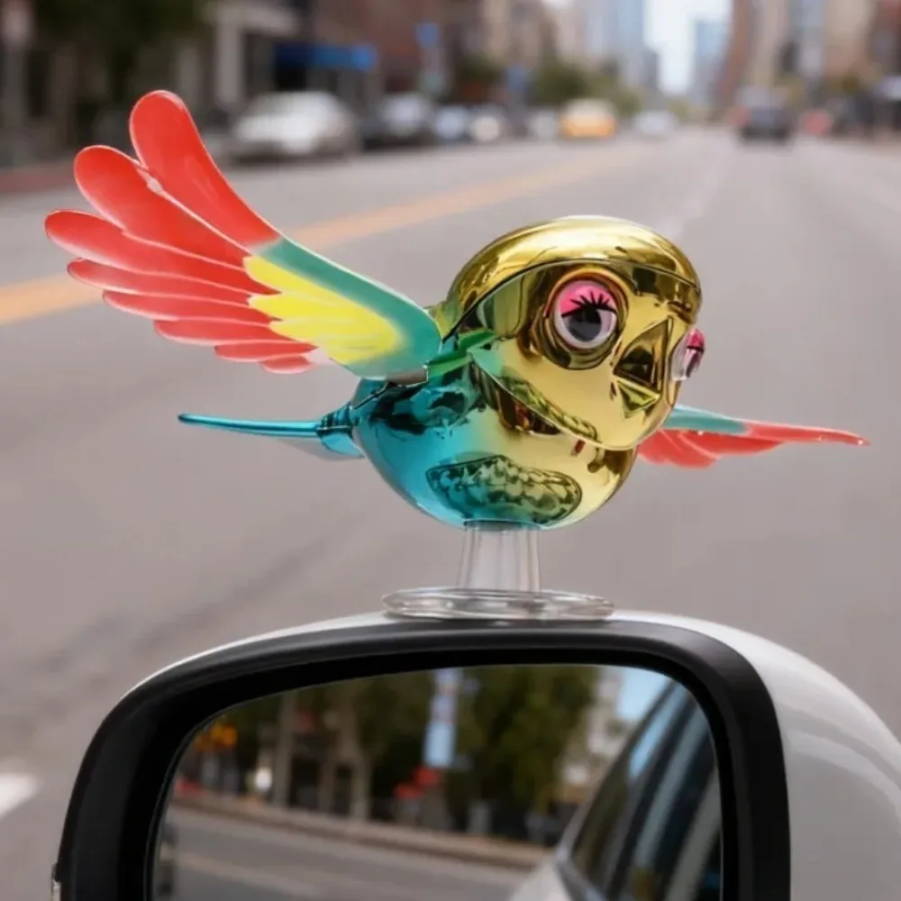 Creative Cute Simulated Plastic Flying Bird Car Ornament Home Decor Versatile Scenarios Electric Vehicle Decoration for Pendant