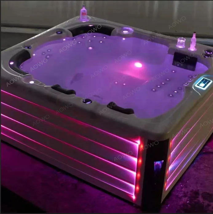 Hot Tube Outdoor Luxury Spa Garden Swim Pool Air Hot Tub Jetted Bath Tub Yacuzzi Jacuzzier vortex Bucket Spa Bathtubs