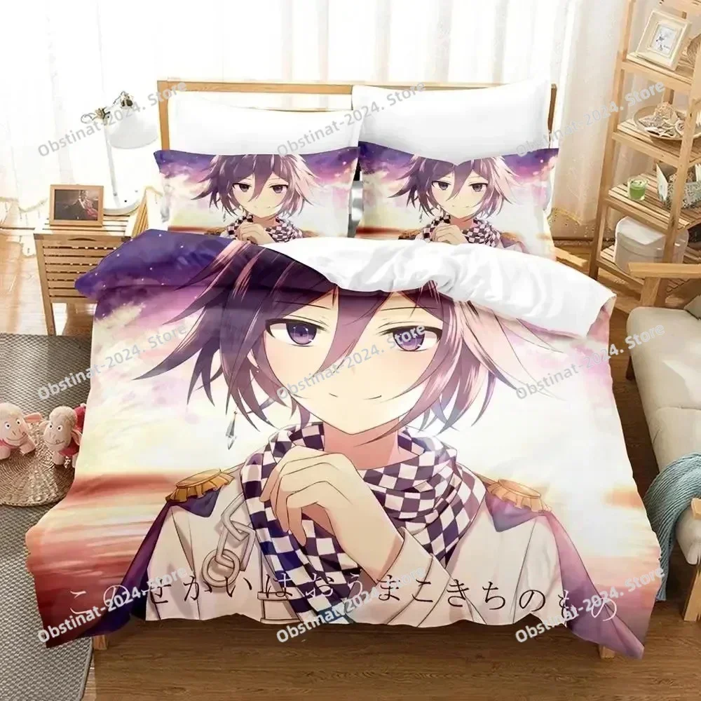 Anime Danganronpa V3 Chiaki Nanami Bedding Set Duvet Cover Bed Set Quilt Cover Pillowcase Comforter king Queen Size Boys Adult