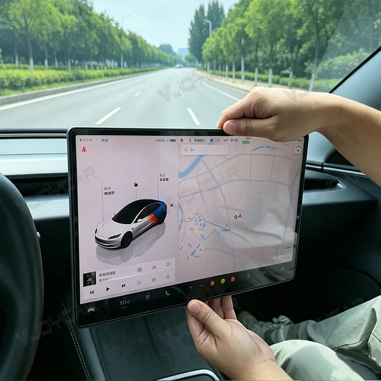 Vjoycar 2026 Newest Screen Rotation Bracket for Tesla Model 3 Y 3 Highland Y Juniper YL 4-Direction Adjustment Rotating Holder