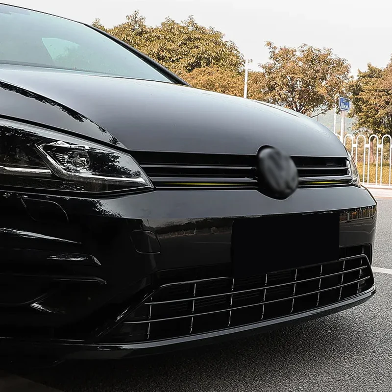 Zderzak przedni Reflektor Brwi Osłona lampy przeciwmgielnej Środkowa kratka Listwy maskujące Wykończenie Do Volkswagen Golf MK7.5 R-LINE 2017-2020