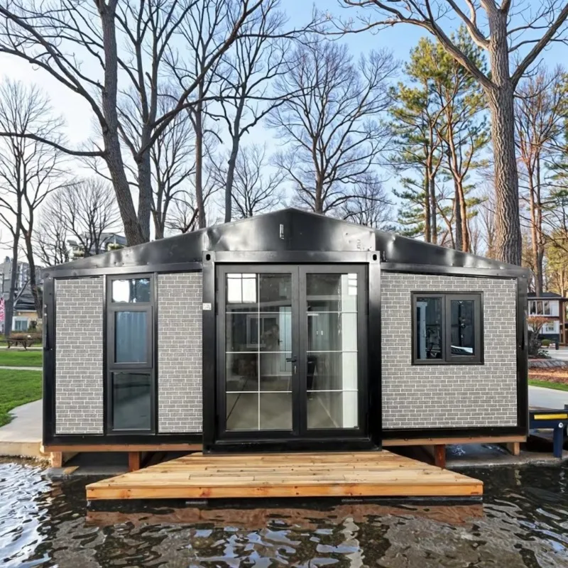Container House Prefabricated Expandable Modular Tiny Home Mobile Office Cabin Medical Clinic Refugee Camp Housing Solution