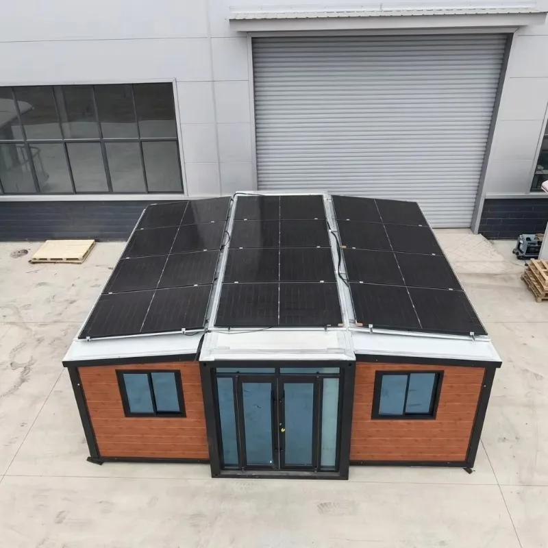20ft 40ft Solar Expandable Prefab Container House, Portable Home With Bathroom Kitchen For Australia Market