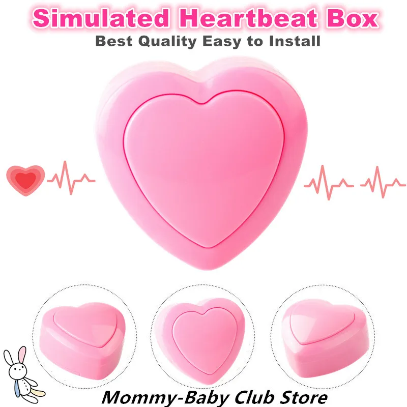 Pets Accessories Heartbeat Simulator Toy Heartbeat Interactive Plush Pet Puppy Toy Calming Anxiety Relief Toy Accompanying Sleep