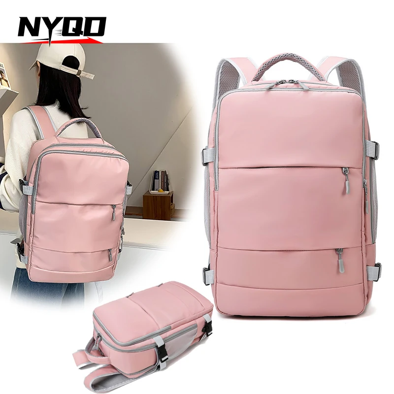 Fashion Men Women Computer Bags Multi Functional Travel Backpack Large Capacity Outdoor Travel Mommy Bag Mochila Momia