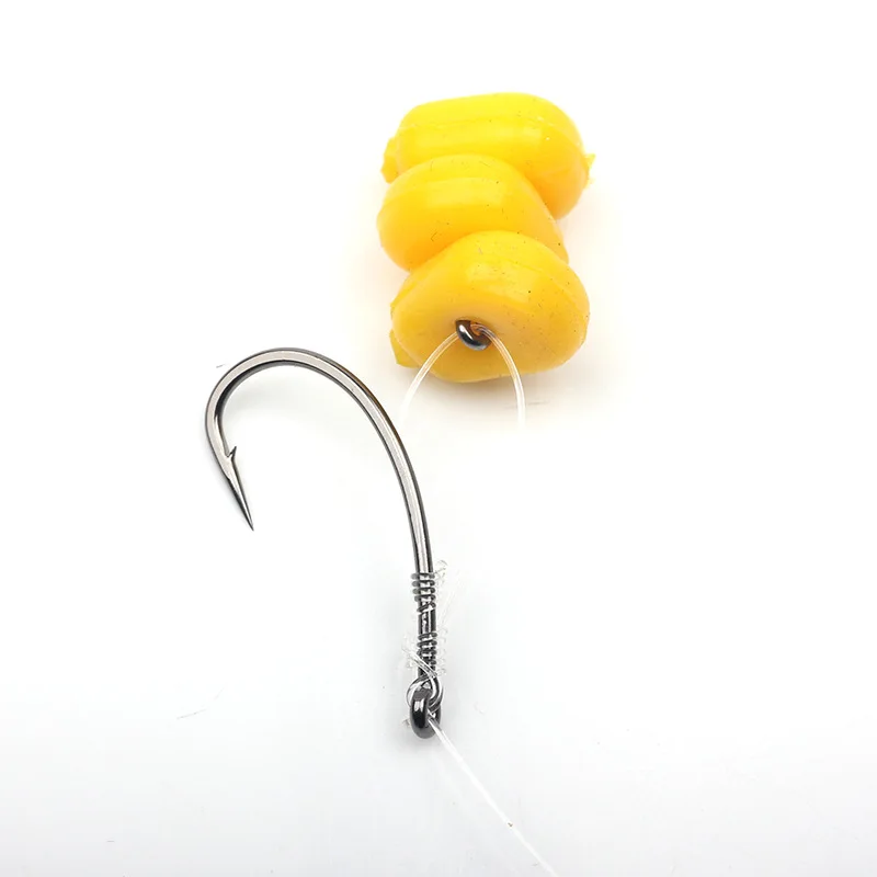 FTK 10Pcs/Bag Metal Bait Spike Carp Fishing Hook Bait Sting Boilies Pin Spike Maggot Corn Ronnie Hair Rig Carp Feeder Tackle