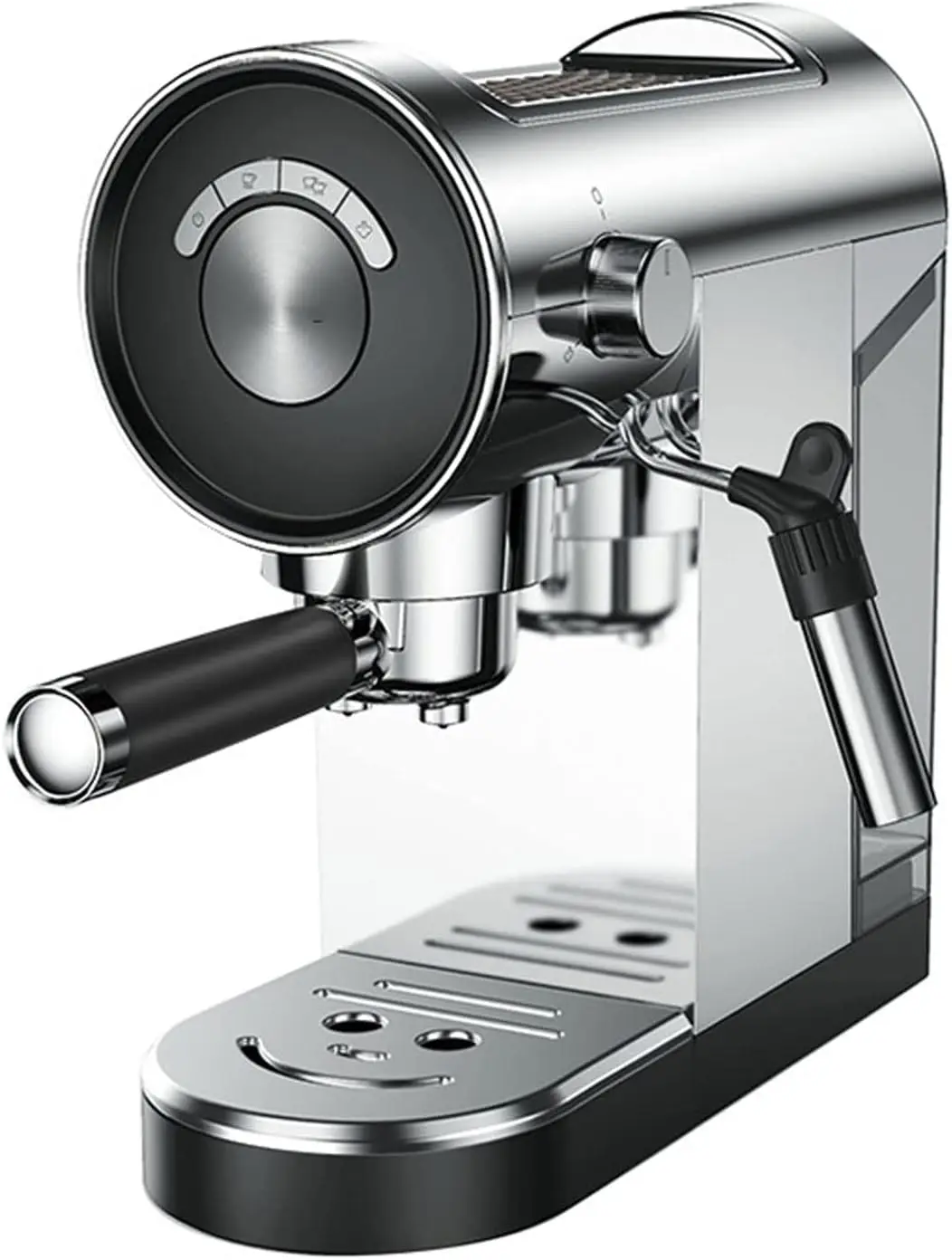 Espressomaschine, Italienische Halbautomatische Milchaufschäum-Kaffeemaschine, 20 Bar Druck, 900ml Wasser