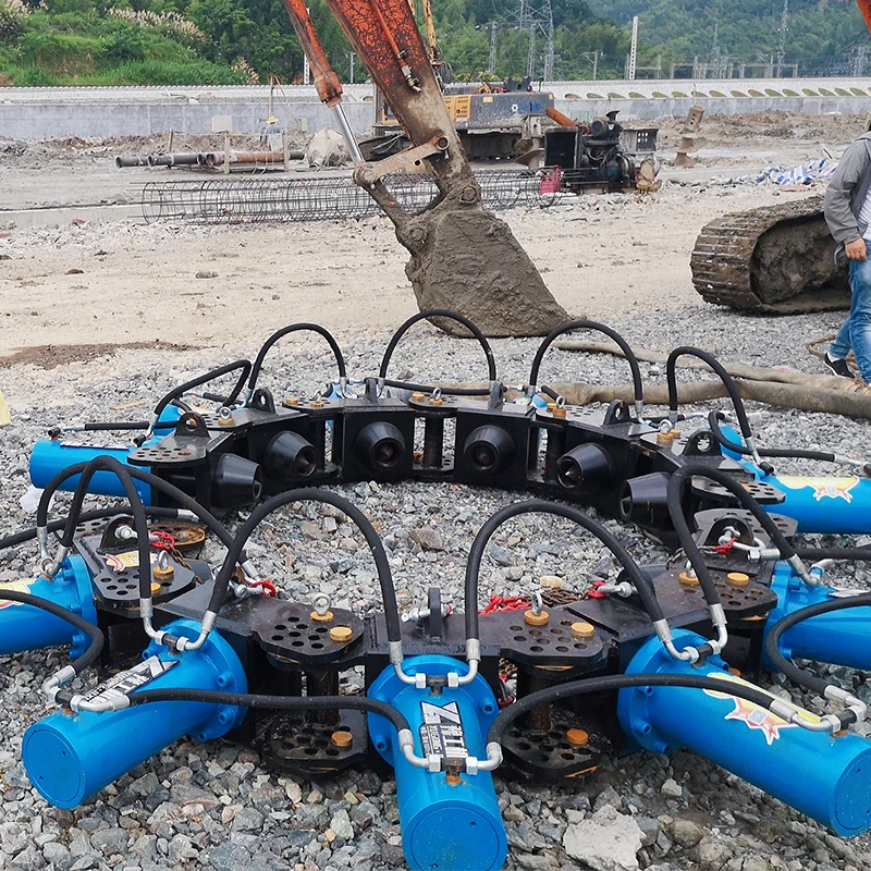 Foundation Pile Breaking Machine 180 Module Precast Pile Low Noise Residential Building