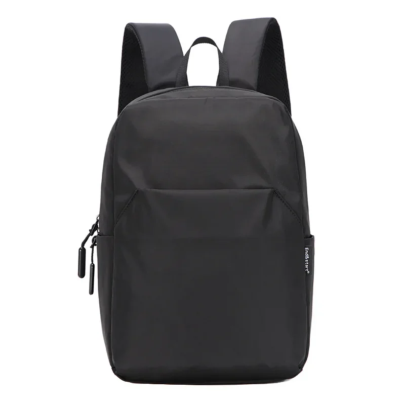 Mini mochila informal para hombre, mochilas ligeras de diseño de marca, mochilas suaves impermeables para hombre, mochilas pequeñas de viaje sólidas simples