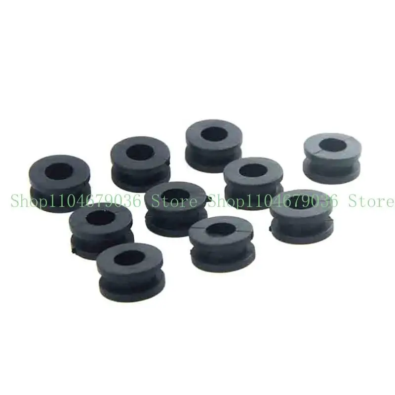 

10 шт., набор резиновых втулок, резиновая втулка с отверстием, уплотнительное кольцо, шайба, набор резиновых проводов, втулки для мотоцикла