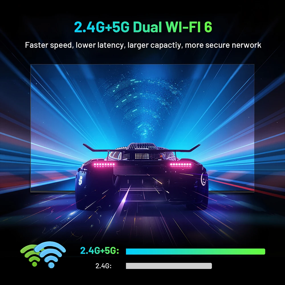 TV98 ATV MINI Smart TV Box Android14 RK3518 1080P HD TV box 2.4/5G WiFi TV Receiver for Google YouTube Netflix Media Player
