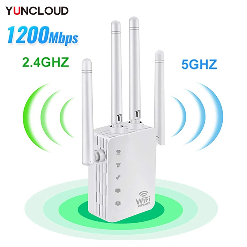 5G Wifi Repeater Draadloze Wifi Versterker Thuis Wifi Signaal Booster 2.4G Router Wi-fi Lange Range Extender Internet versterker