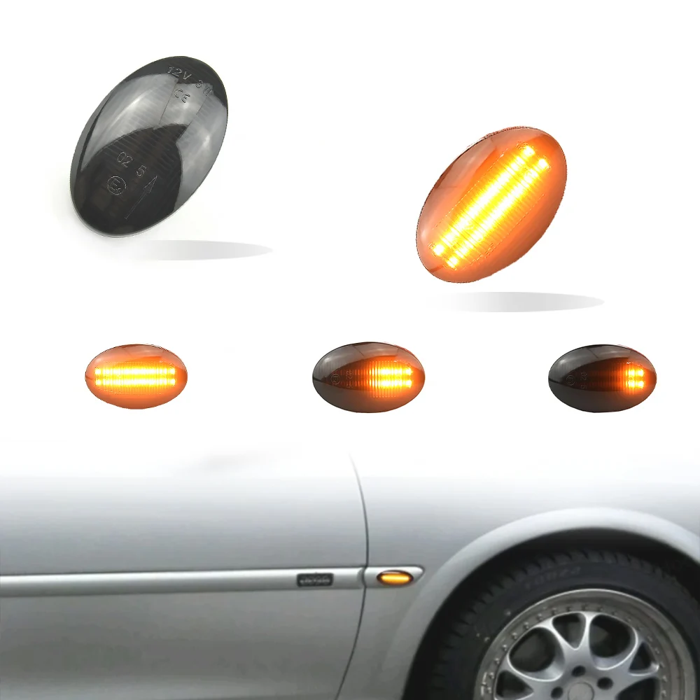 

2pcs LED Dynamic Side Marker Light 07.1994-07.2001 For Opel Tigra A (S93) Repeater Indicator Light