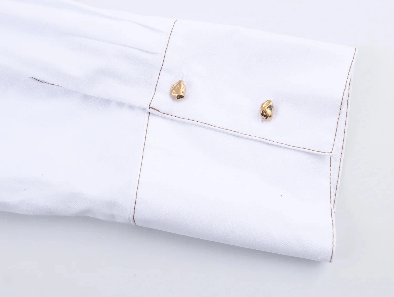 HH femmes mode polyvalent solide ligne garniture popeline chemise femme revers simple boutonnage cordon taille à manches longues chemise