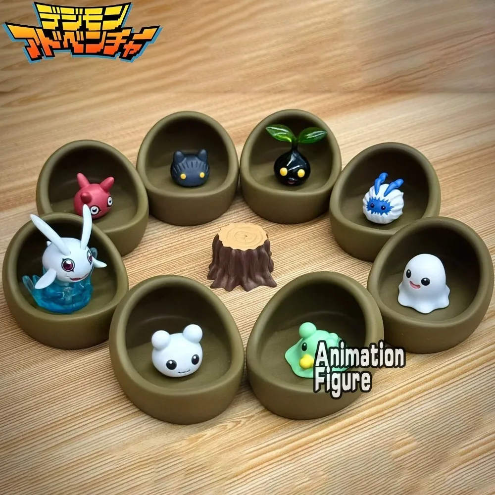 Figura de aventura de Digimon de Anime de 2-3cm, figuras de acción de Botamon Punimon Pichimon, colección de estatuas de Pvc, modelo de juguete, regalos