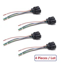 2/4 Pieces 1J0973775A for VW / AUDI MAF Mass Air Flow Sensor 5 Pin Connector Pigtail Harness Plug 1J0 973 775A / 1J0 973 775 A