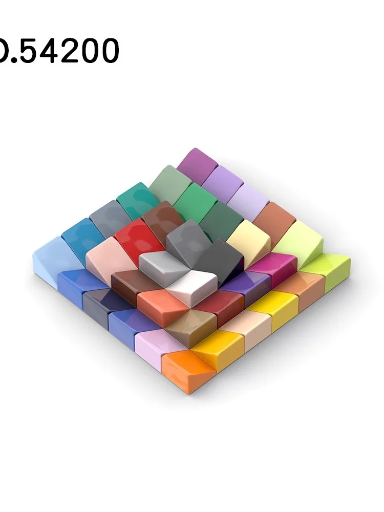 50 pièces MOC 54200 pente 30 ° Loquet de changement de brique 1x1x23, pour blocs de construction de haute technologie, pièces technologiques, jouet éducatif à monter soi-même