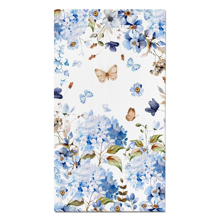 Vlinder Bloem Papieren Servetten 24 Stuks Aquarel Wegwerp Servetten voor Bruiloft Verjaardag Bruidsdouche Feest Tafeldecoratie Benodigdheden