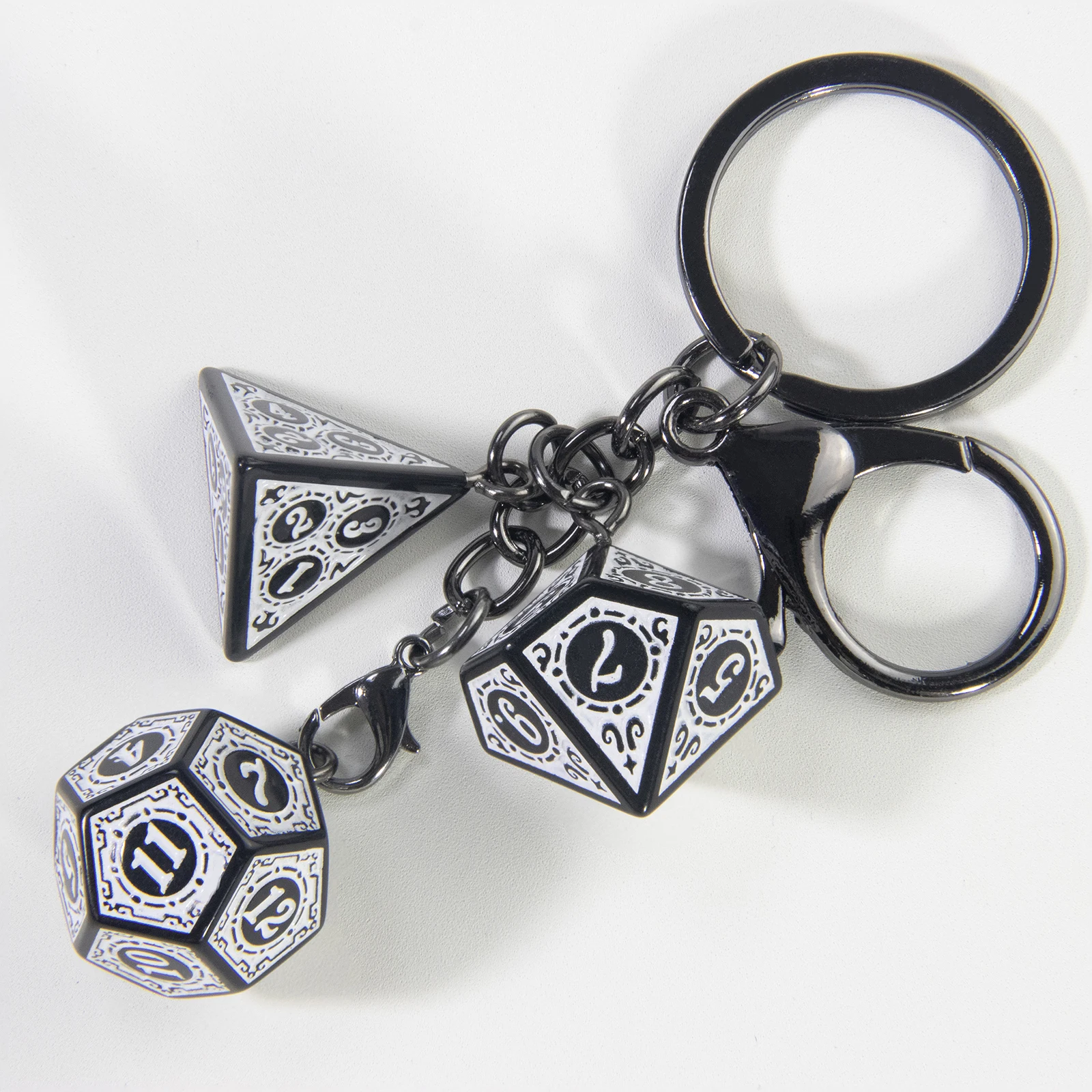 Lucky Dice Keychain Acrylic 3D Dice Charms Women Men Handbag Purse Key Chains Car Keyring Accessories