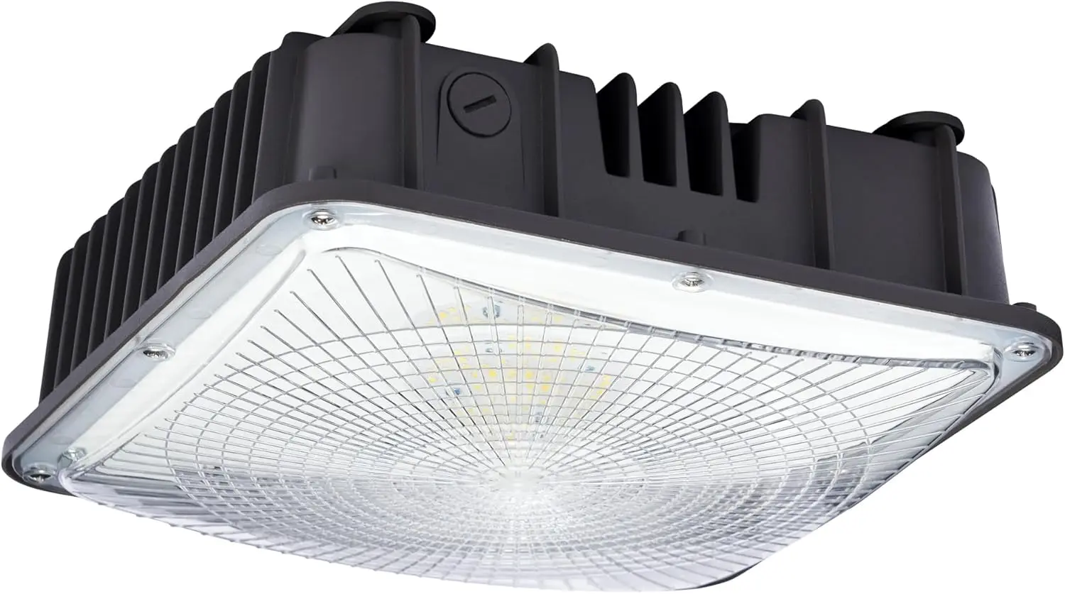 

80W LED Canopy Light, 9600lm Daylight White, IP65 Waterproof for Outdoor Gas Station Carport Warehouse Lighting
